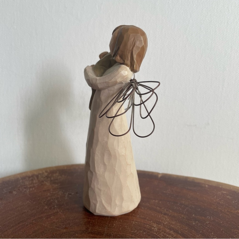 Willow Tree figurine Angel Friendship Lordi Demdaco puppy yellow lab - Picture 8 of 10